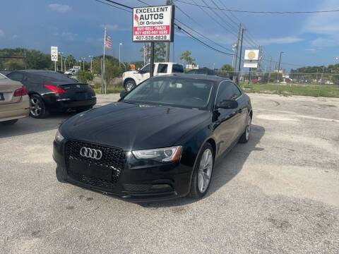 2013 Audi A5 for sale at Excellent Autos of Orlando in Orlando FL