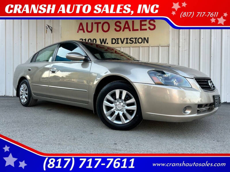 2006 Nissan Altima for sale at CRANSH AUTO SALES, INC in Arlington TX