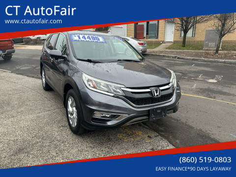 2015 Honda CR-V for sale at CT AutoFair in West Hartford CT