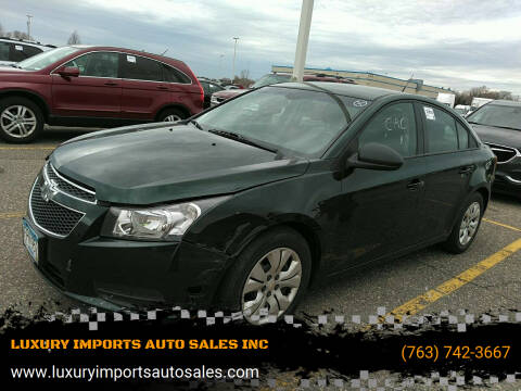 2014 Chevrolet Cruze for sale at LUXURY IMPORTS AUTO SALES INC in North Branch MN
