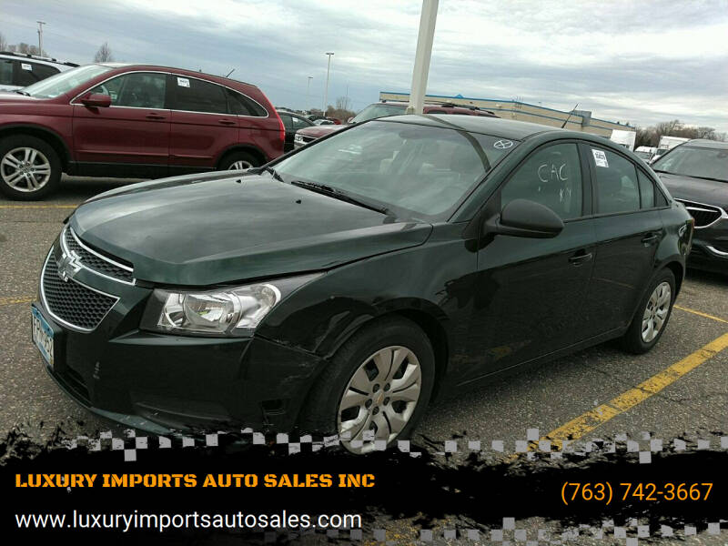 2014 Chevrolet Cruze for sale at LUXURY IMPORTS AUTO SALES INC in North Branch MN