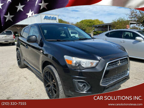 2014 Mitsubishi Outlander Sport for sale at Car Solutions Inc. in San Antonio TX