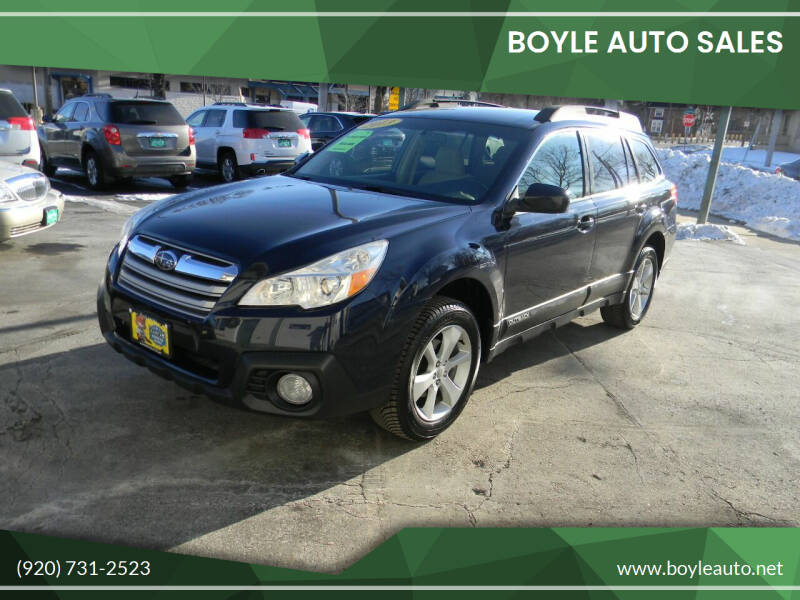 2013 Subaru Outback for sale at Boyle Auto Sales in Appleton WI