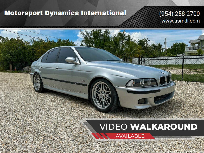 2002 BMW M5 for sale at Motorsport Dynamics International in Pompano Beach FL