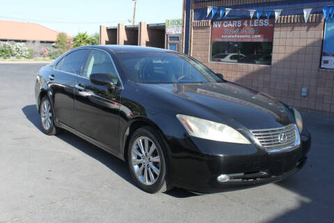 2008 Lexus ES 350 for sale at NV Cars 4 Less, Inc. in Las Vegas NV