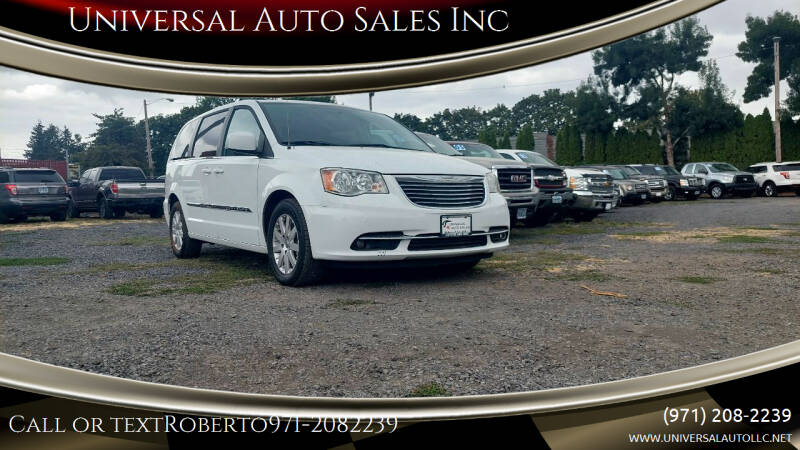 2016 Chrysler Town and Country for sale at Universal Auto Sales Inc in Salem OR