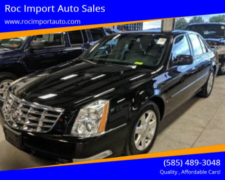 2007 Cadillac DTS for sale at Roc Import Auto Sales in Rochester NY