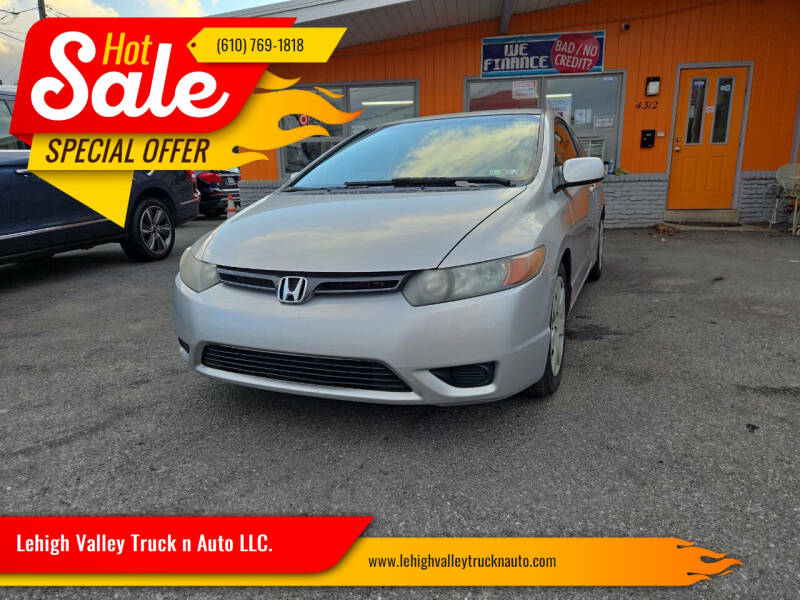 2008 Honda Civic for sale at Lehigh Valley Truck n Auto LLC. in Schnecksville PA