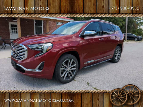 2018 GMC Terrain for sale at Savannah Motors in Whiteside MO