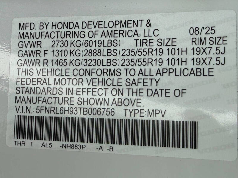 2026 Honda Odyssey Elite