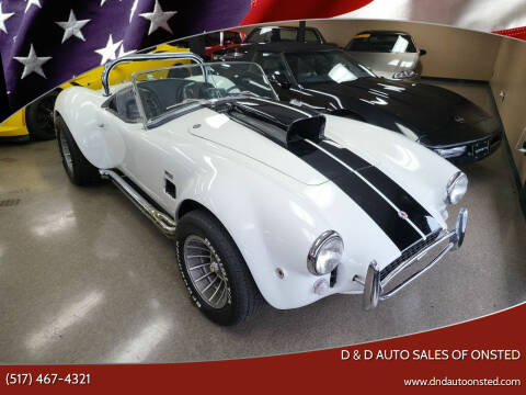 1985 Ford West Coast Cobra Cobra for sale at D & D Auto Sales Of Onsted in Onsted MI