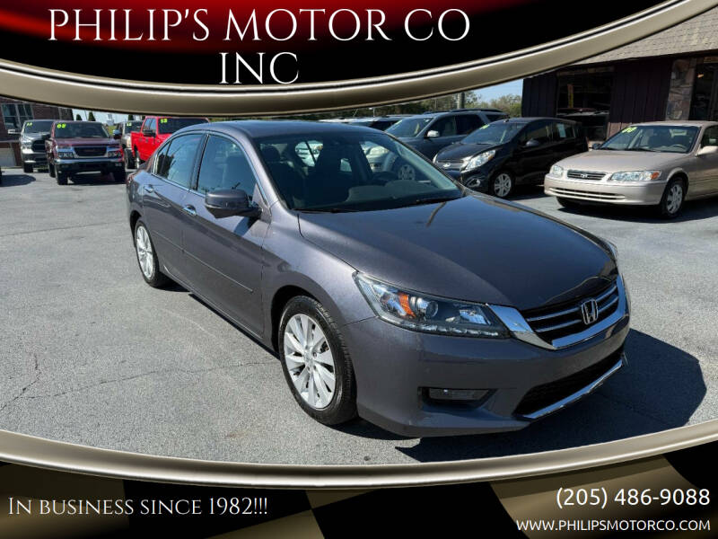 2014 Honda Accord for sale at PHILIP'S MOTOR CO INC in Haleyville AL