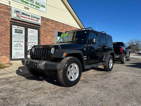 2013 Jeep Wrangler Unlimited for sale at PALMETTO OFF ROAD in Florence SC