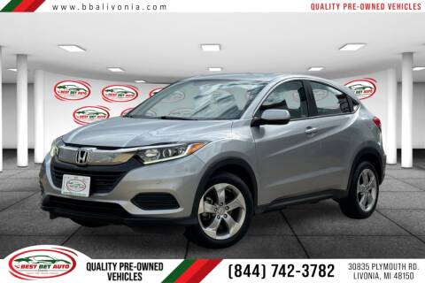 2021 Honda HR-V for sale at Best Bet Auto in Livonia MI