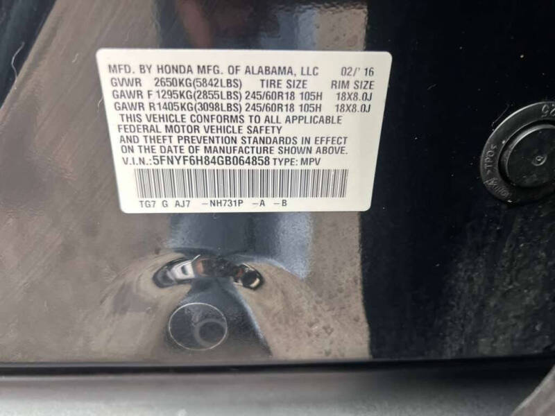 2016 Honda Pilot EX-L w/RES