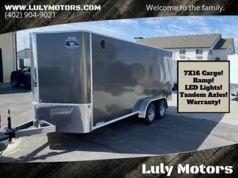 2024 R&M 7x16 V-Nose Enclosed Cargo for sale at Luly Motors-Trailers in Lincoln NE