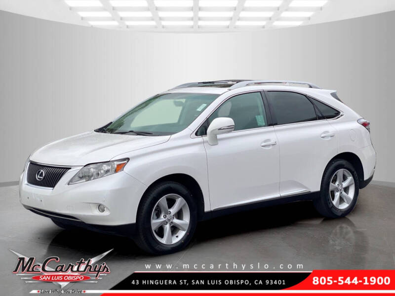 2012 Lexus RX 350 for sale at McCarthy Wholesale in San Luis Obispo CA
