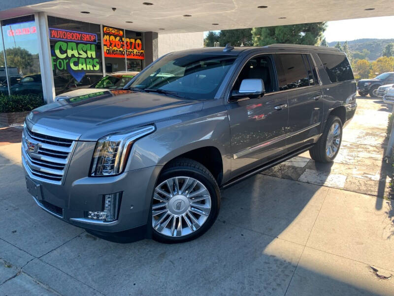 2019 Cadillac Escalade ESV for sale at Allen Motors, Inc. in Thousand Oaks CA