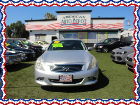 2013 Infiniti G37 Sedan for sale at MERCED AUTO WORLD in Merced CA