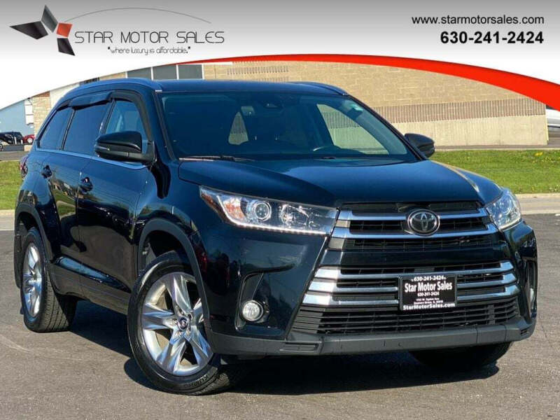 2017 Toyota Highlander for sale at Star Motor Sales in Downers Grove IL