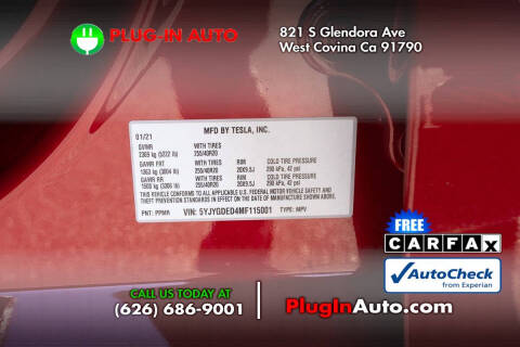 2021 Tesla Model Y Standard Range