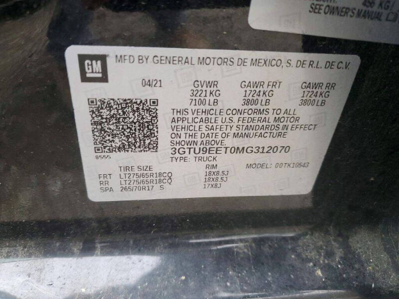 2021 GMC Sierra 1500
