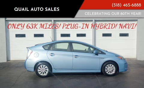 2014 Toyota Prius Plug-in Hybrid for sale at Quail Auto Sales in Albany NY