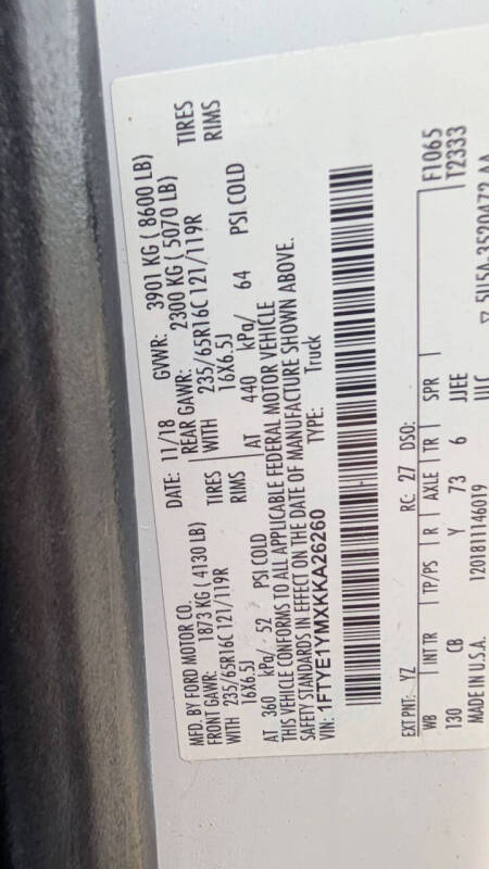 2019 Ford Transit 150