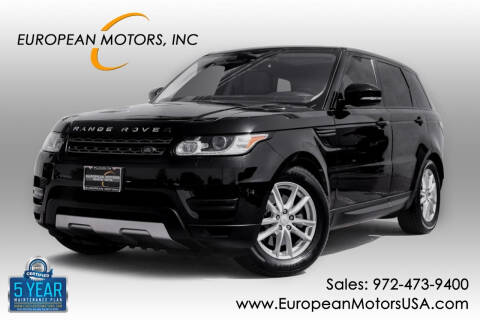 2016 Land Rover Range Rover Sport for sale at European Motors Inc in Plano TX