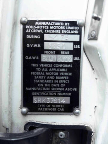 1979 Rolls-Royce Silver Shadow