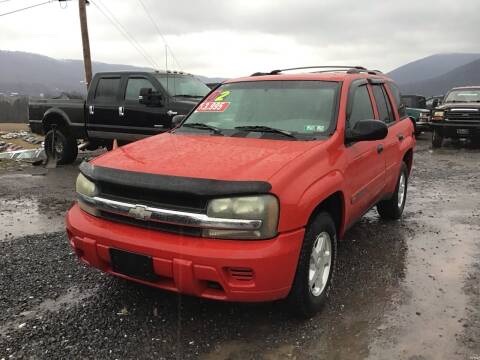 2002 Chevrolet TrailBlazer for sale at Troy's Auto Sales in Dornsife PA