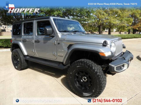 2020 Jeep Wrangler Unlimited for sale at HOPPER MOTORPLEX in Plano TX