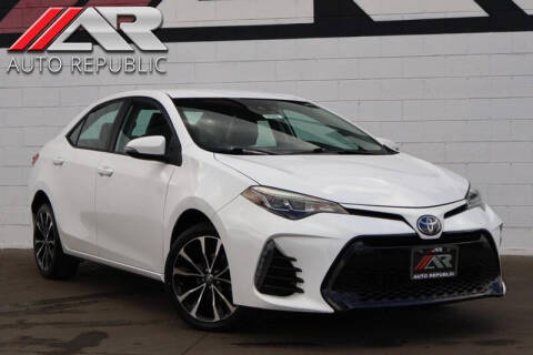 2017 Toyota Corolla for sale at Auto Republic Fullerton in Fullerton CA