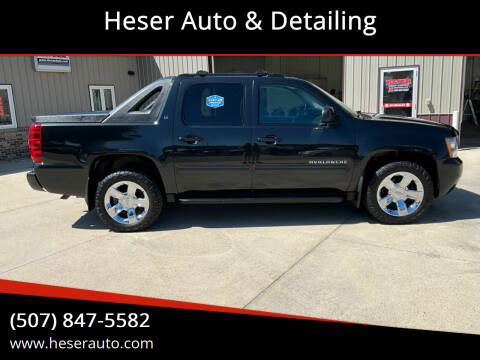 2010 Chevrolet Avalanche for sale at Heser Auto & Detailing in Jackson MN