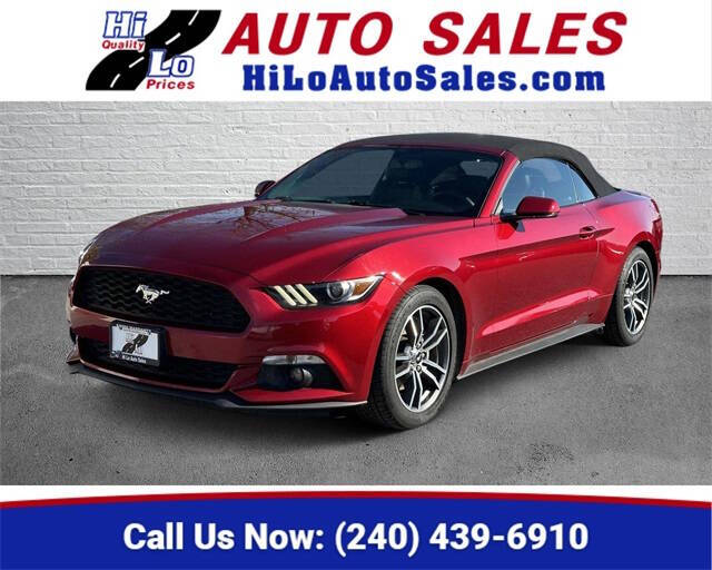 2015 Ford Mustang for sale at Hi-Lo Auto Sales in Frederick MD