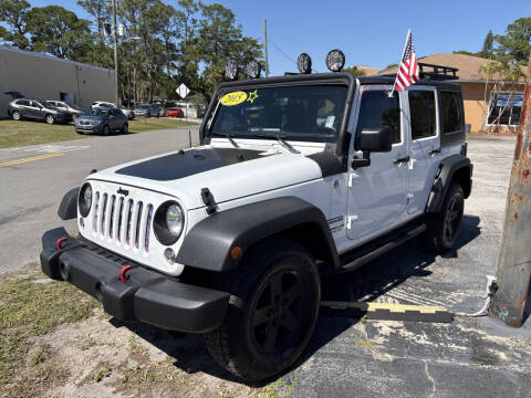 2015 Jeep Wrangler Unlimited for sale at Palm Auto Sales in West Melbourne FL