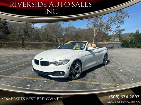 2017 BMW 4 Series for sale at RIVERSIDE AUTO SALES INC in Somerset MA