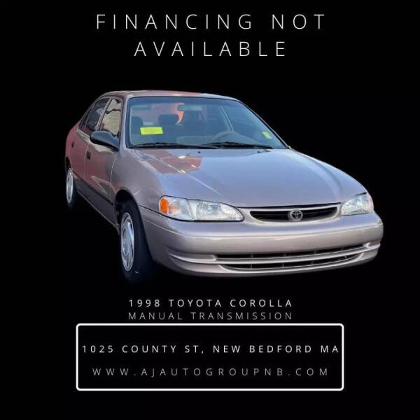 1998 Toyota Corolla for sale at A & J AUTO GROUP in New Bedford MA