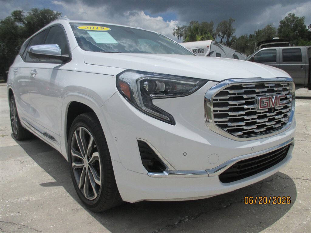 White 2019 GMC Terrain Denali Denali 4dr SUV 2