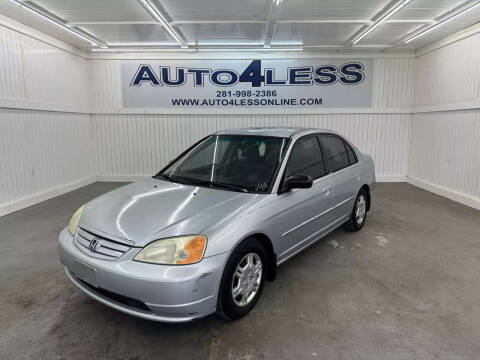 2002 Honda Civic for sale at Auto 4 Less in Pasadena TX