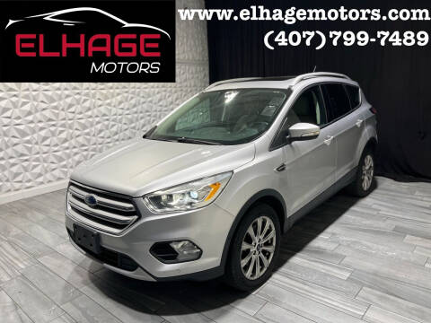 2018 Ford Escape for sale at Elhage Motors in Orlando FL