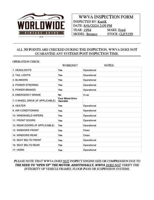 1994 Ford Bronco