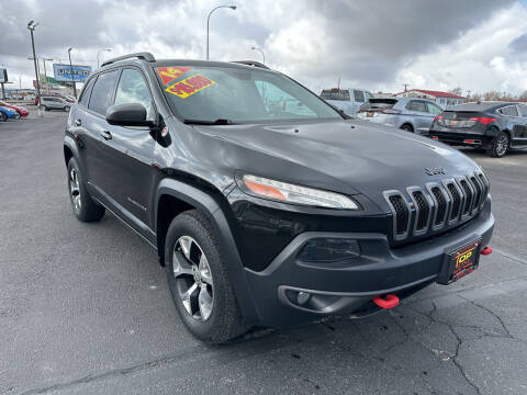 2014 Jeep Cherokee for sale at Top Line Auto Sales in Idaho Falls ID