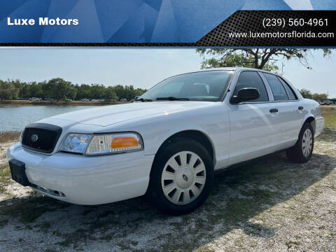 2011 Ford Crown Victoria for sale at Luxe Motors in Fort Myers FL