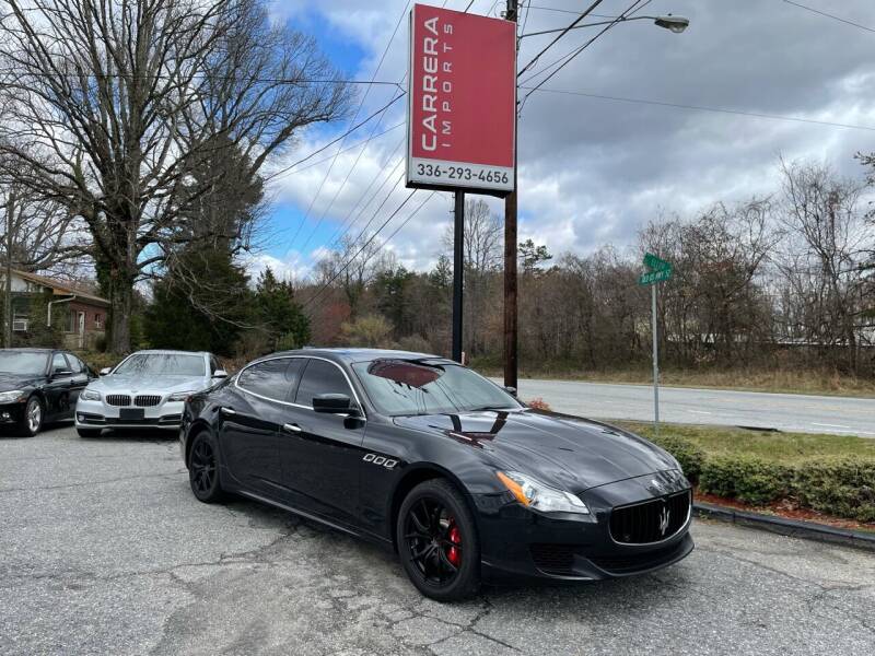 2014 Maserati Quattroporte for sale at CARRERA IMPORTS INC in Winston Salem NC