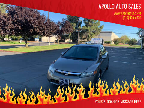 2006 Honda Civic for sale at APOLLO AUTO SALES in Sacramento CA