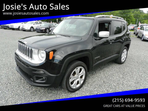 2016 Jeep Renegade for sale at Josie's Auto Sales in Gilbertsville PA