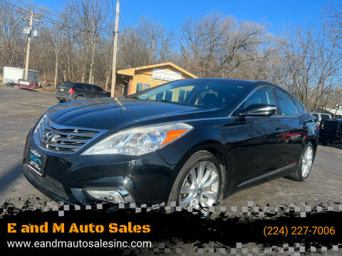 2012 Hyundai Azera for sale at E and M Auto Sales in Elgin IL