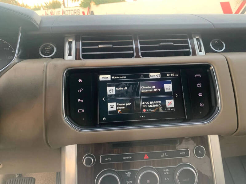 2016 Land Rover Range Rover HSE