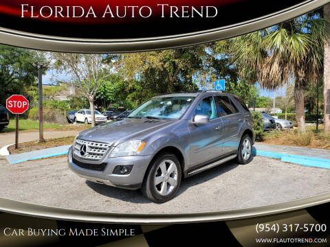 2011 Mercedes-Benz M-Class for sale at Florida Auto Trend in Plantation FL